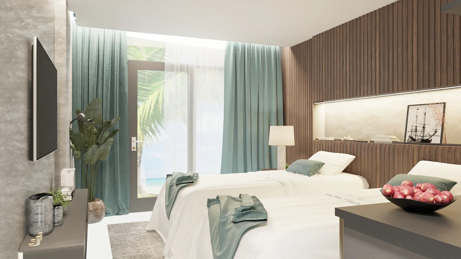 Seaside park hotel - twin room