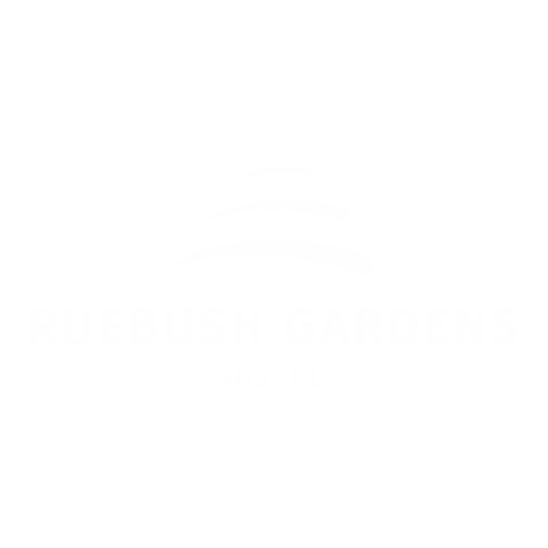 Ruebush gardens hotel logo
